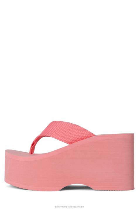vrouwen Jeffrey Campbell zwaaien roze V2LZ148 platform sandaal