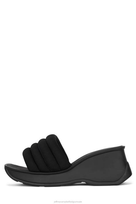 vrouwen Jeffrey Campbell zwerver zwart V2LZ927 platform sandaal